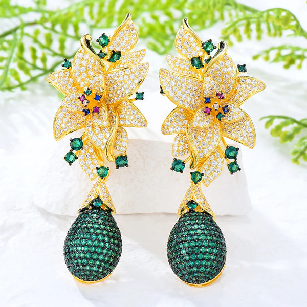 New DIY Vintage Earrings For Women Bridal Wedding Girl Daily Surper Jewelry