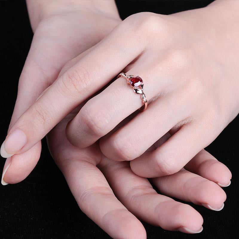 Original Design Silver Diamond Ruby Ladies Ring