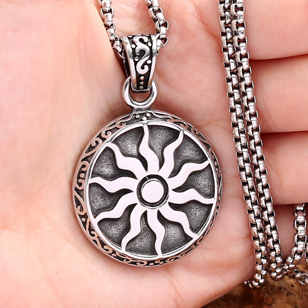 Classic Vintage Apollo Amulet Sun God Pendant For Men Women