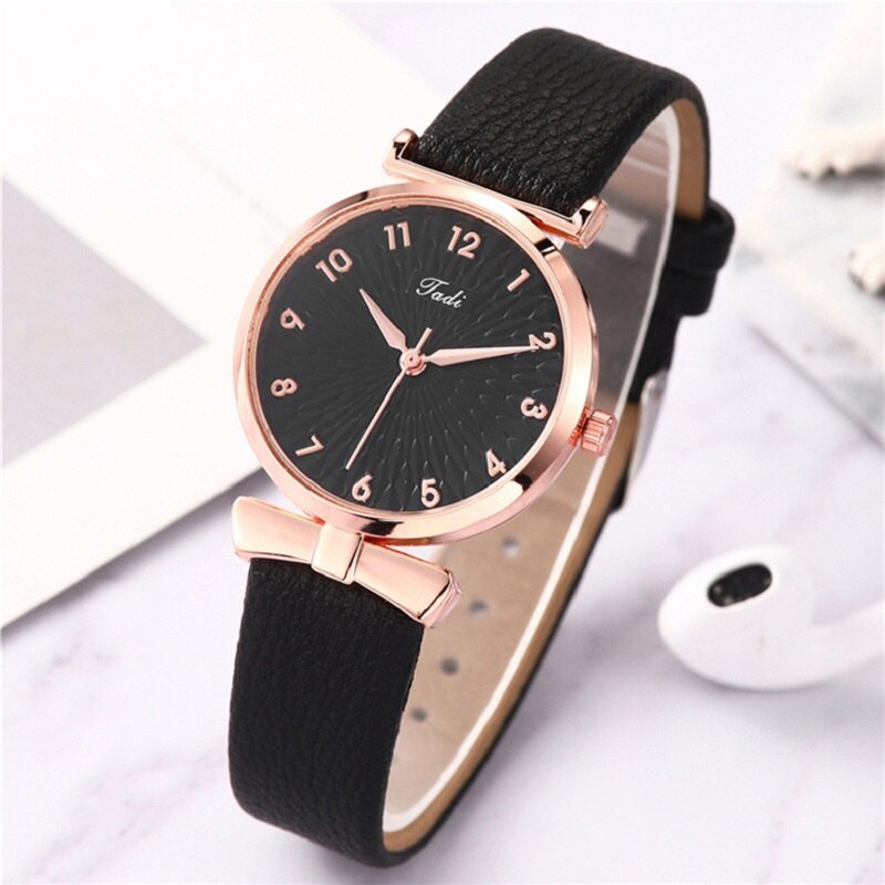 2pcs Set Luxury Women Bracelet Quartz Watches For Women Leather Watch