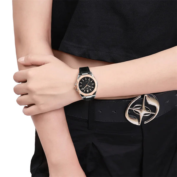 New Watch Women Fashion Casual Leather Belt Watches Simple Ladies' Quartz Clock