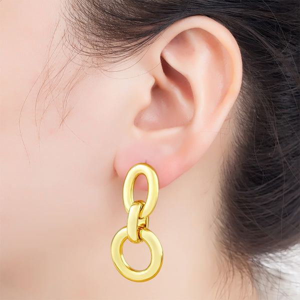 New Personality Simple Fashion Punk Style Drop Earrings