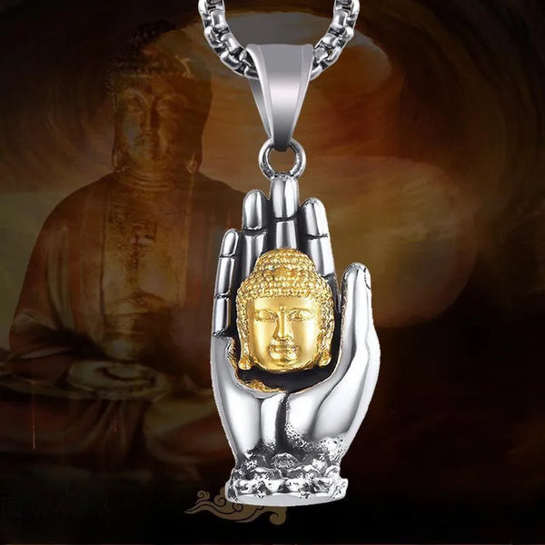 Detailed Shakyamuni Buddha Pendant Necklaces