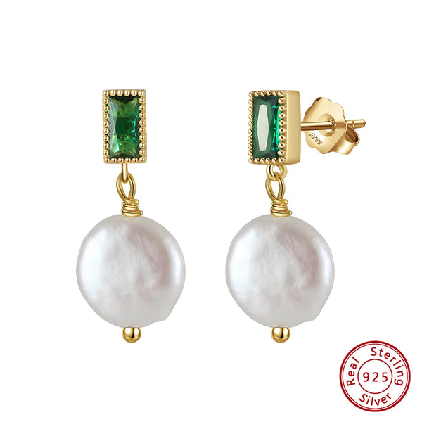 Vintage Freshwater Pearl Drop Earrings