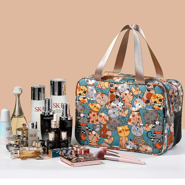 Double Layer Large Capacity Cosmetic Storage Bag