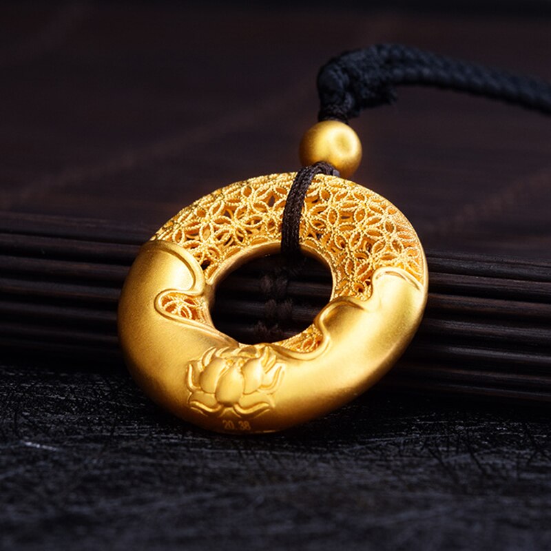 culture Ping'an buckle pendant