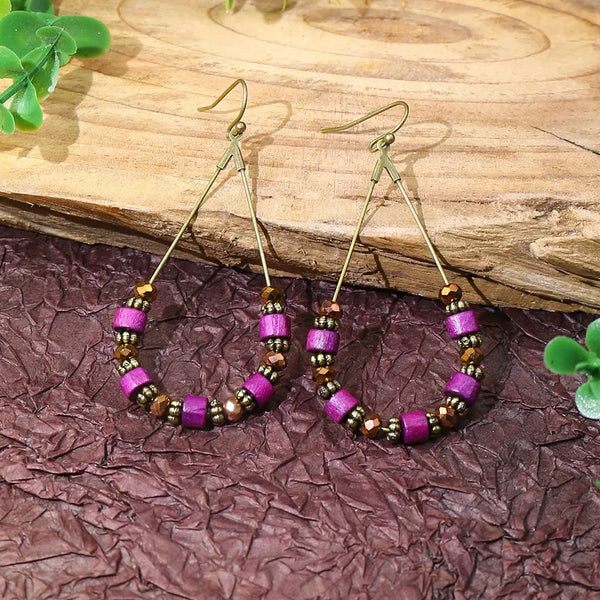 Bohemian Ethnic Water Drop Earrings for Women