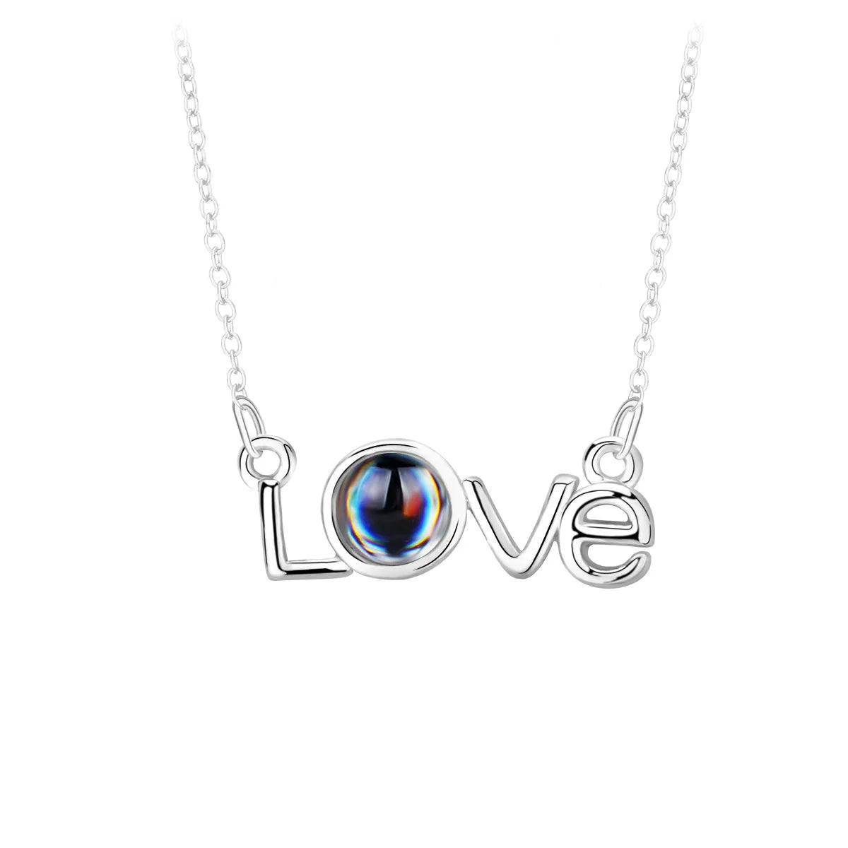 Love Projection Necklace With Wool Gift Box