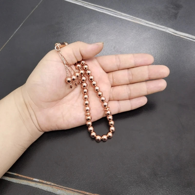 Tasbih Brass Muslim Rosary 33 Rosary Bracelet Islamic Gift