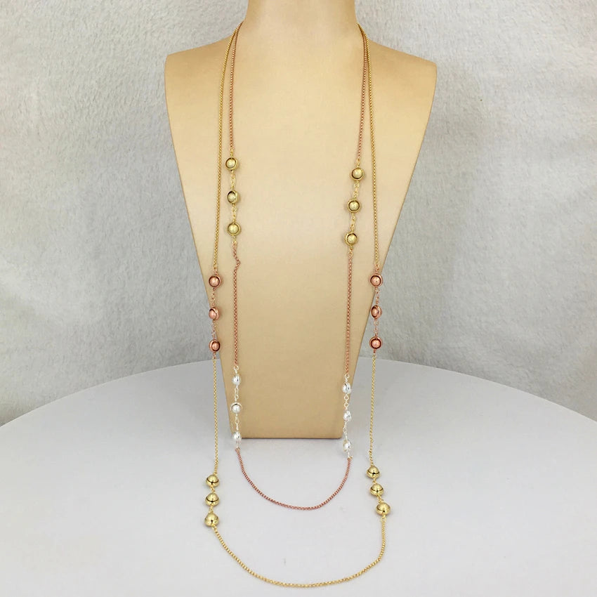 Dubai Fine Jewelry Necklace Sets  Long Chain for Women