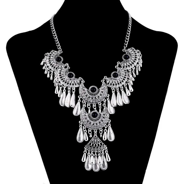 Vintage Tassel Statement Necklaces for Women