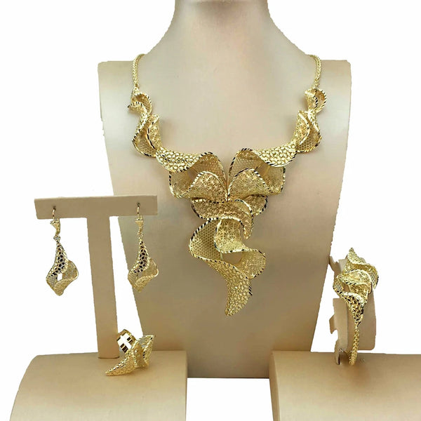 New Costume Jewelry Unique African Fashion Jewelry Sets for Woman