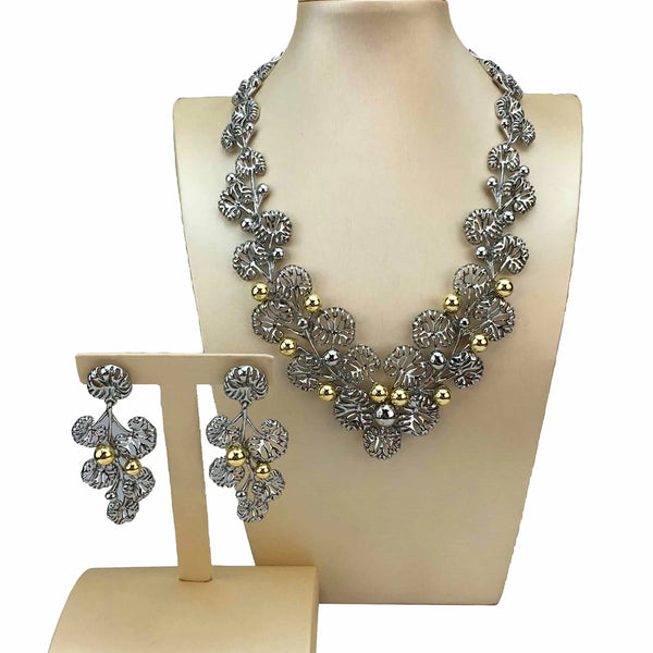 New Jewelry Dubai Costume Jewelry High Quality  Necklace Sets  for Women