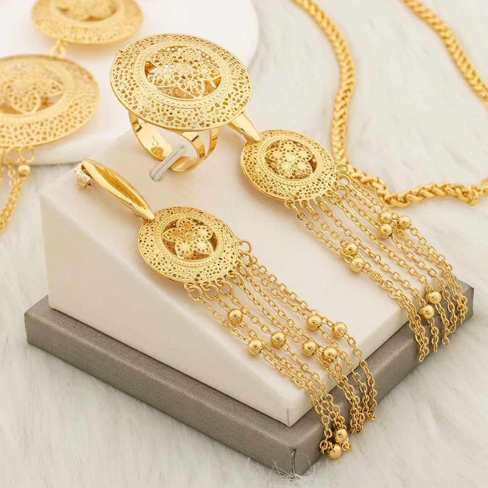 7 Layers Necklace Set with Gift Box For Women