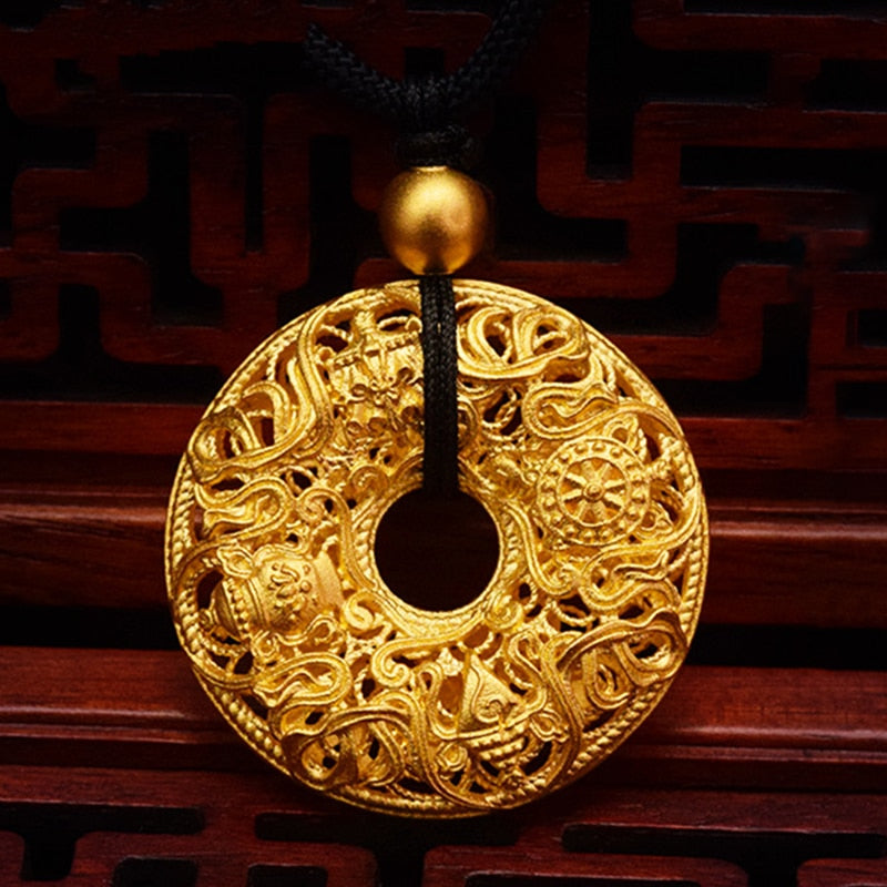 culture Ping'an buckle pendant