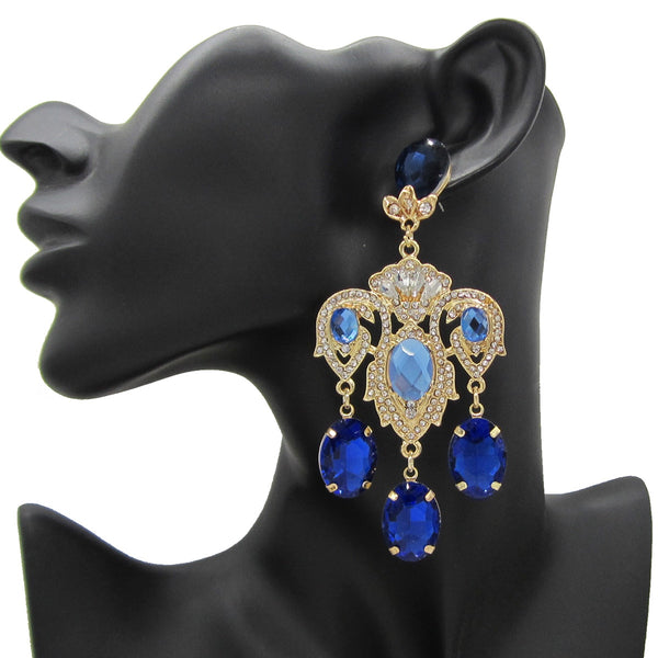 New Design Fashion Big Drop Crystal Earrings Fashion Women