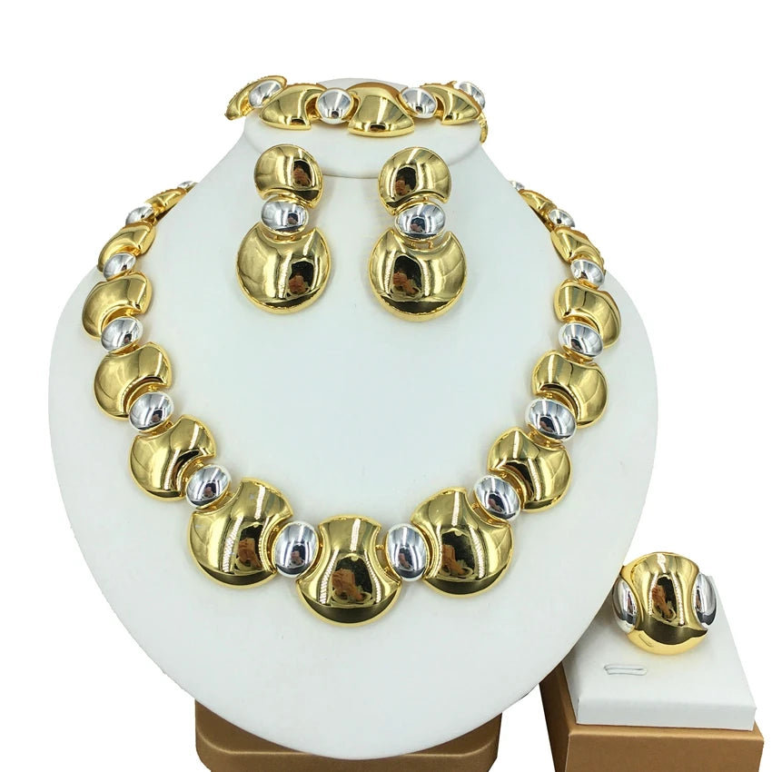 Dubai Fine Jewlery Exquisite Jewelry Sets Necklace for Women