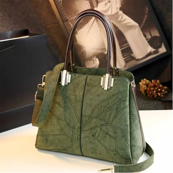 Luxury Woman Handbag Multiple Layers Pocket High Quality Patcwork Shoulder Handbag