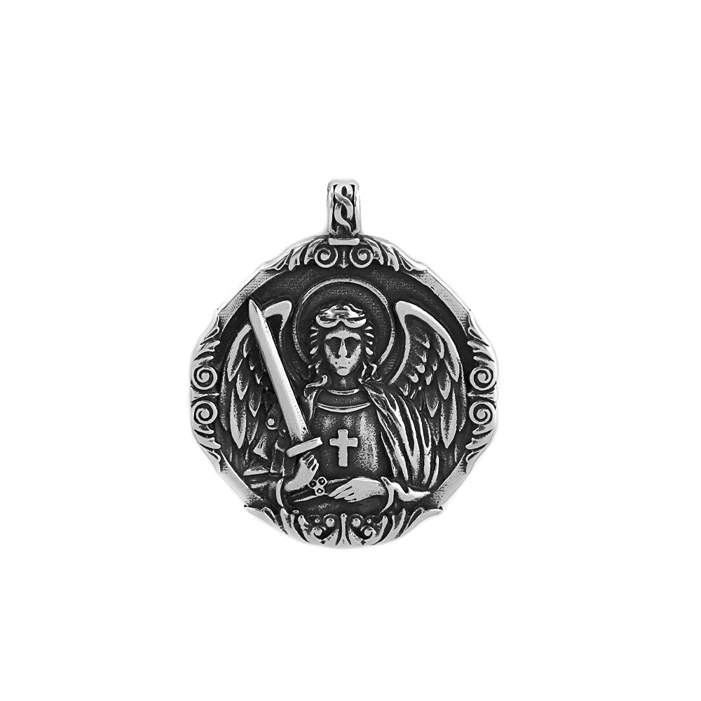 Vintage Classic Saint Michael Angel Pendant