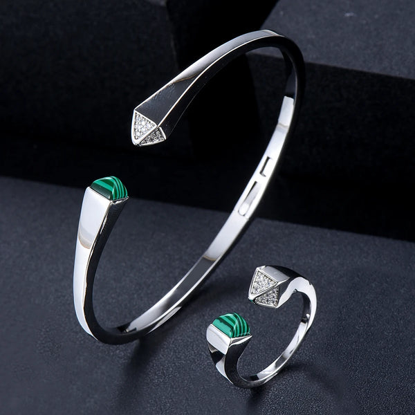 Luxury DIY Trend Stackable Bangle Ring Set Fashion Jewelry Sets For Women