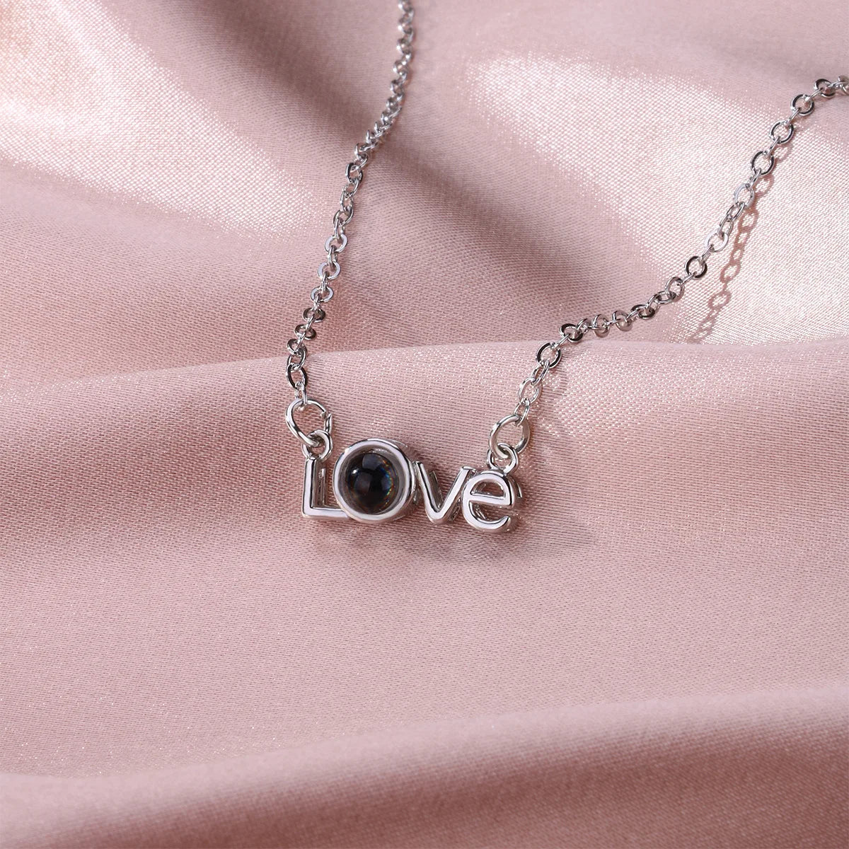 Love Projection Necklace With Wool Gift Box