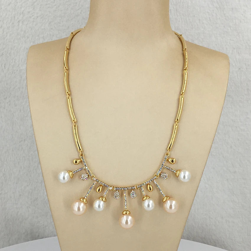 Fine Jewelry Pearl Jewelry  Necklace Sets  for Women