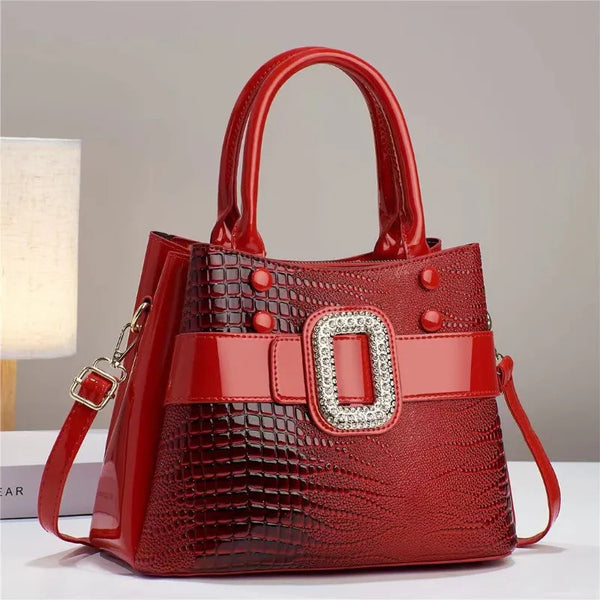 Advanced Crocodile Embossed Women's Crossbody Shoulder Bag