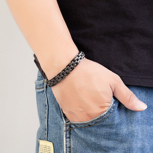 10.5mm Men Bracelet Vintage Chain