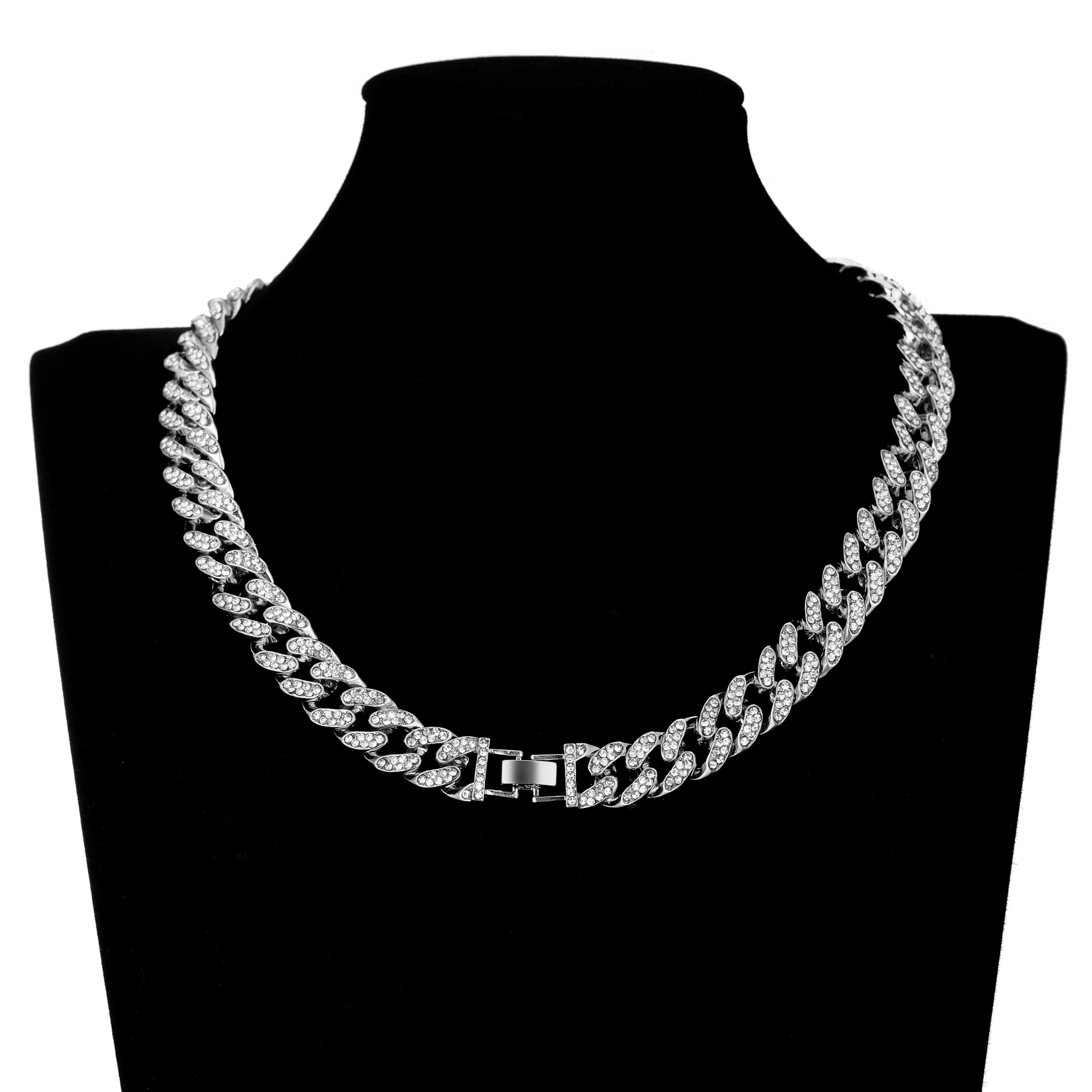 Iced Out Chain Hip Hop Necklace Charms Jewelry