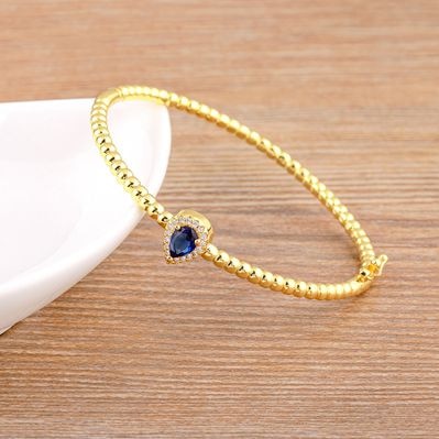 INS Popular Romantic Heart Bangle Cuff For Women