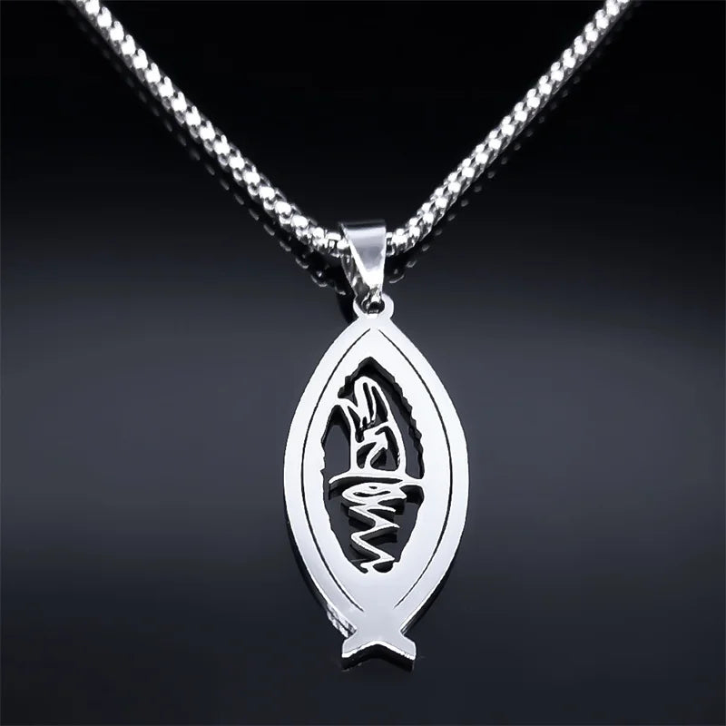 Austin Osman Spare's Sigils Hand Fish Eye Snake Pendant Necklace