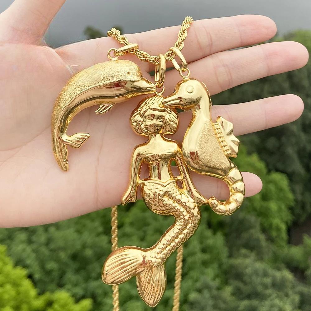 3pcs Pendant with 60cm Chain For Women Men