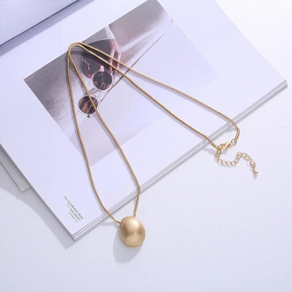 Vintage Long Collar Necklace Suspension Aesthetic Accessories Costume Jewelry for Women