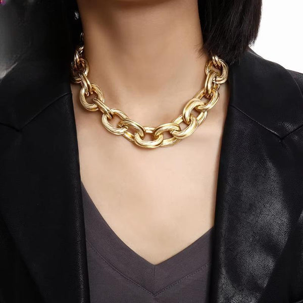 Punk Statement Chains Chokers Necklace for Women