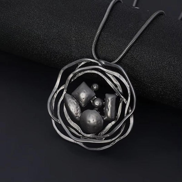 Vintage Grey Color Neck Chokers Necklace Goth Jewelry for Women