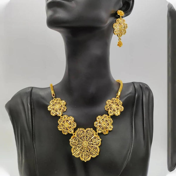 Fashion Necklace Dubai Tassel Earrings Jewelry Sets