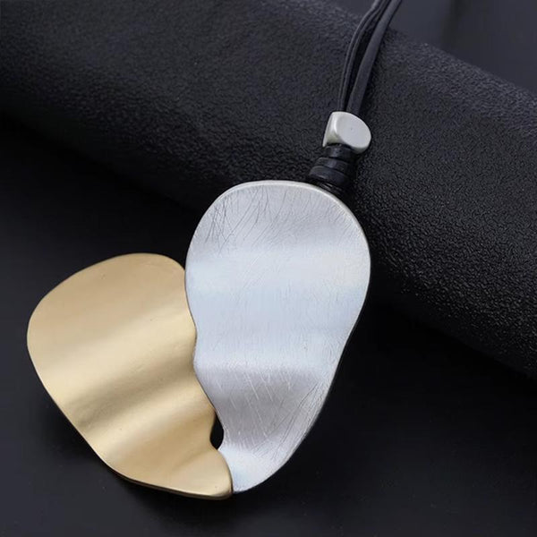 Vintage Geometric Collares Necklace Long Chains Around the Neck Pendants Goth Jewelry for Women