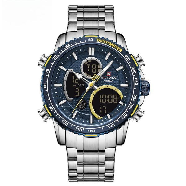 Luxury Brand Men Watch Big Dial Sport Waterproof Chronograph Quartz Casual Wristwatch