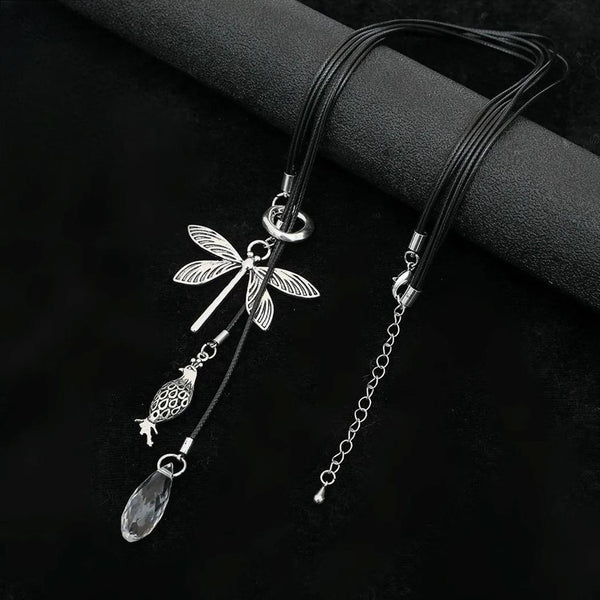 Fashion Silver Color Dragonfly Suspension Pendants Accessories for Women