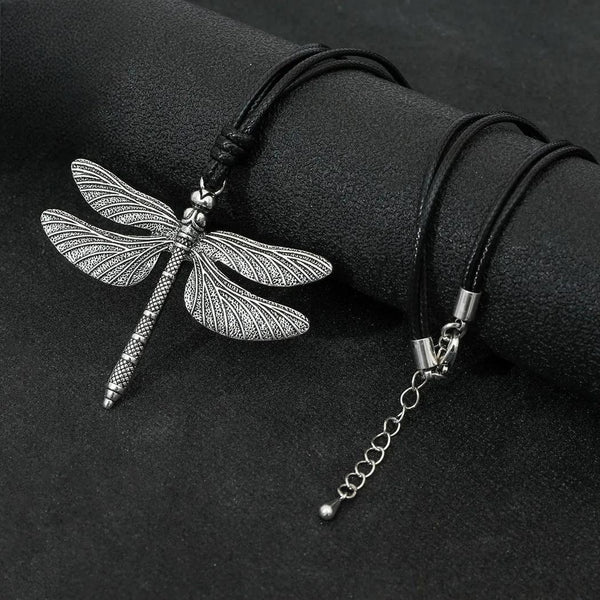 New in Korean Fashion Silver Color Dragonfly Long Chains Suspension Pendant Accessories for Women