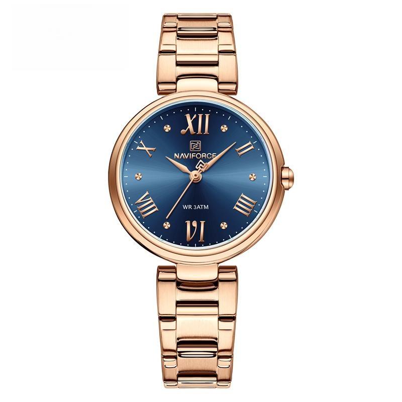 Luxury Brand Watches For Women Fashion Stainless Steel Waterproof Quartz Wristwatch