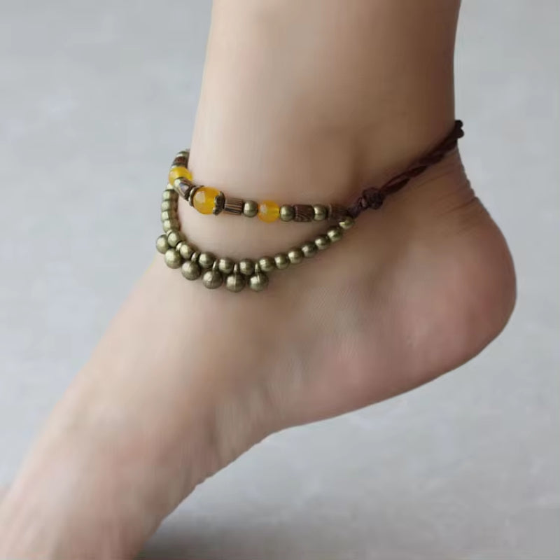 4 COLORS Original Design chalcedony anklets chains