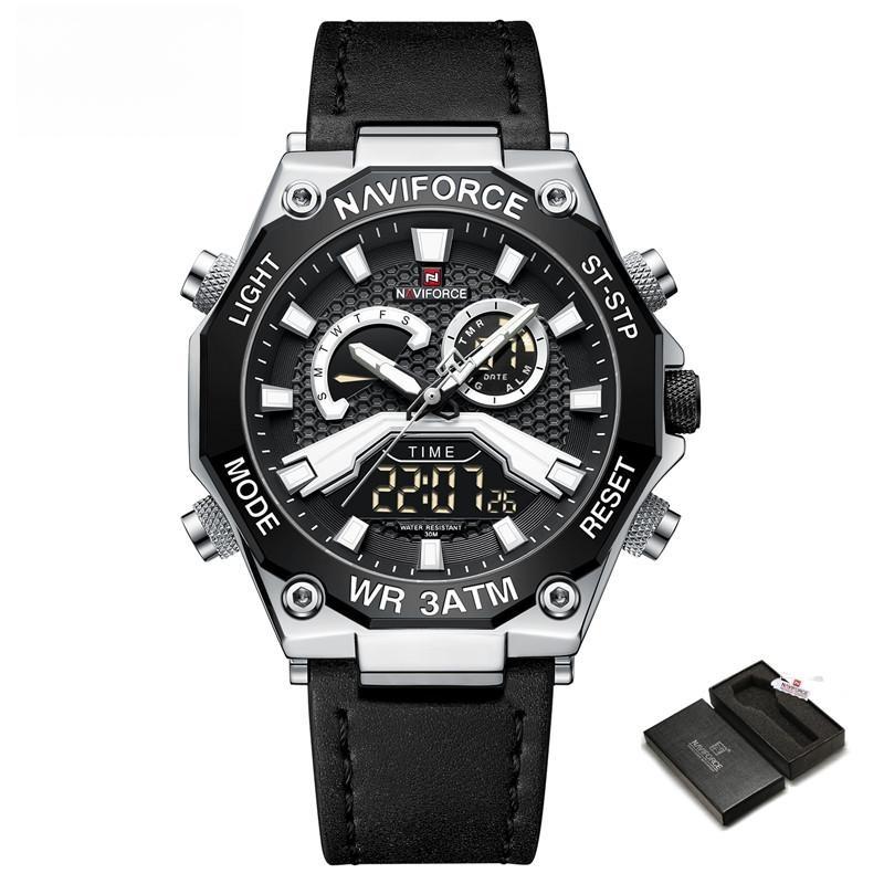 Fashion Men Watches Military Casual Chronograph Male Waterproof Quartz Wristwatch