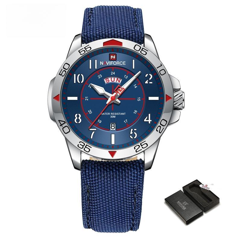 Original Design Watches for Men Luxury Fashion Waterproof Nylon Strap Male Quartz Wristwatch