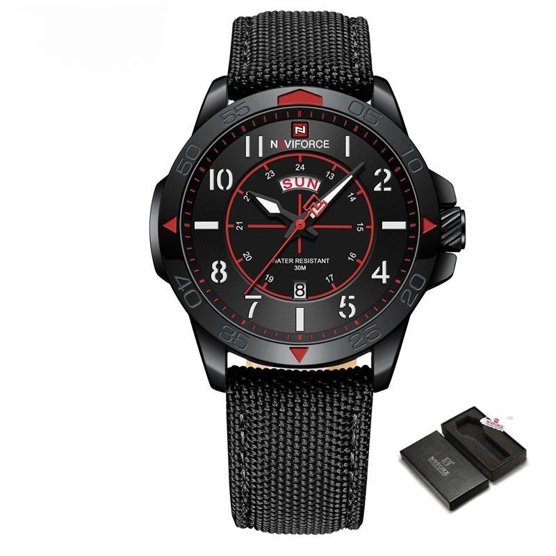 Original Design Watches for Men Luxury Fashion Waterproof Nylon Strap Male Quartz Wristwatch