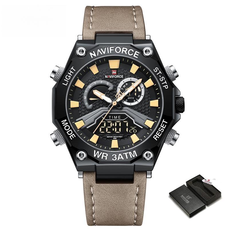 Fashion Men Watches Military Casual Chronograph Male Waterproof Quartz Wristwatch