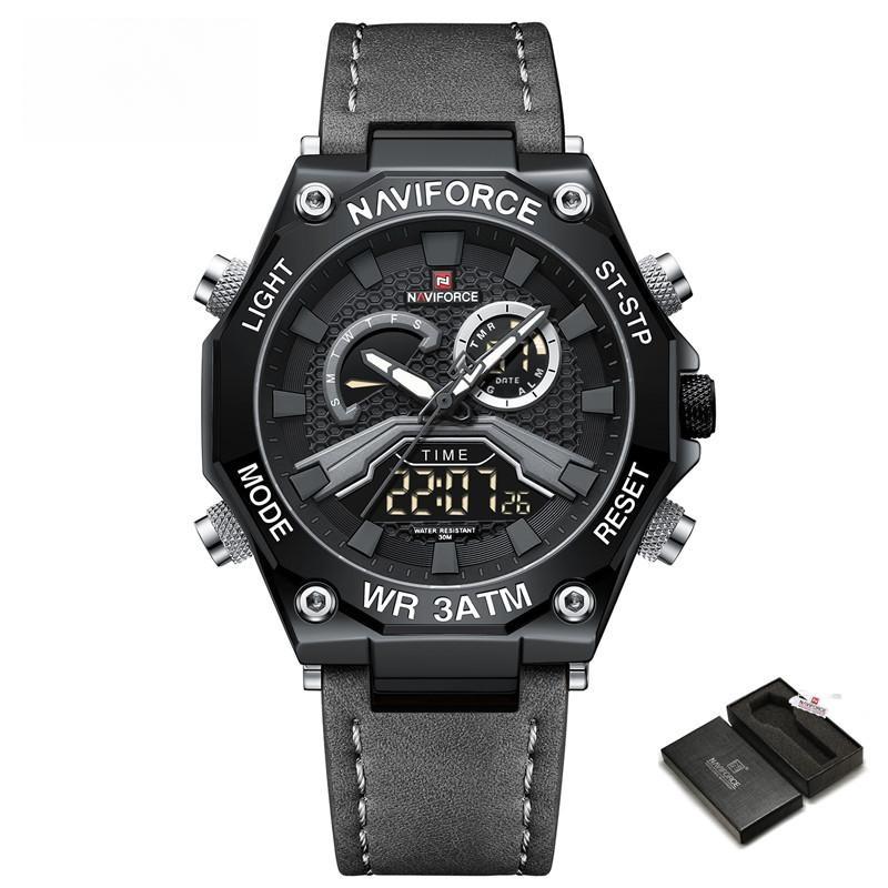 Fashion Men Watches Military Casual Chronograph Male Waterproof Quartz Wristwatch