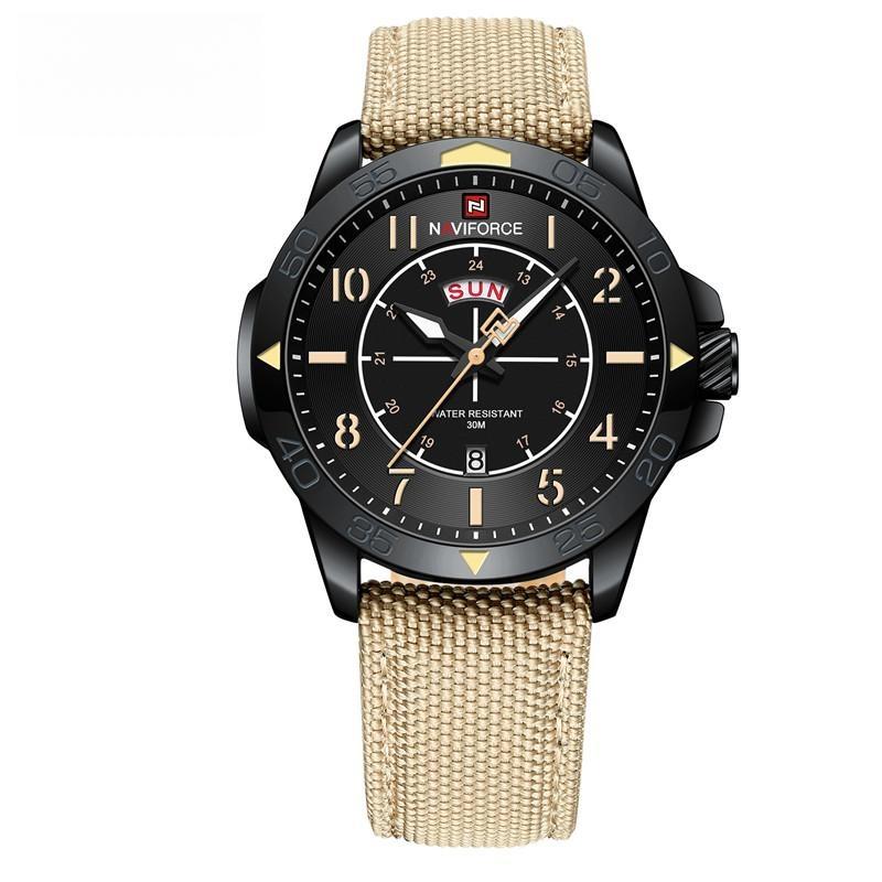 Original Design Watches for Men Luxury Fashion Waterproof Nylon Strap Male Quartz Wristwatch