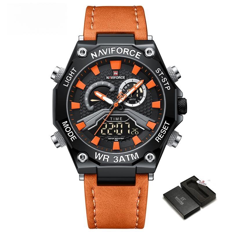 Fashion Men Watches Military Casual Chronograph Male Waterproof Quartz Wristwatch