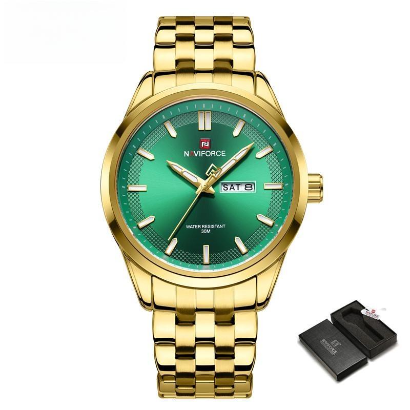 Original Watch for Men Waterproof Luxury Classic Strap Date Week Quartz Wristwatch